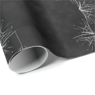 Halloween Niedliche Chalkboard Spider Themed Patch Geschenkpapier