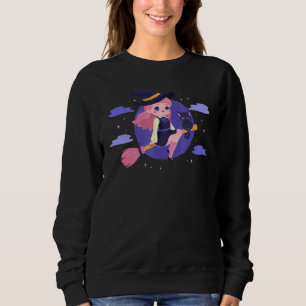Halloween Niedliche Hexenkult Esoterische Mystisch Sweatshirt