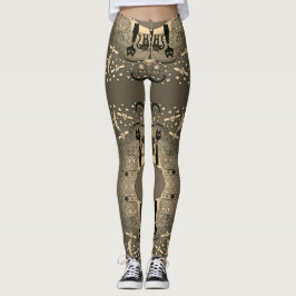 Halloween Niedliche und schwammige Leggings neutra