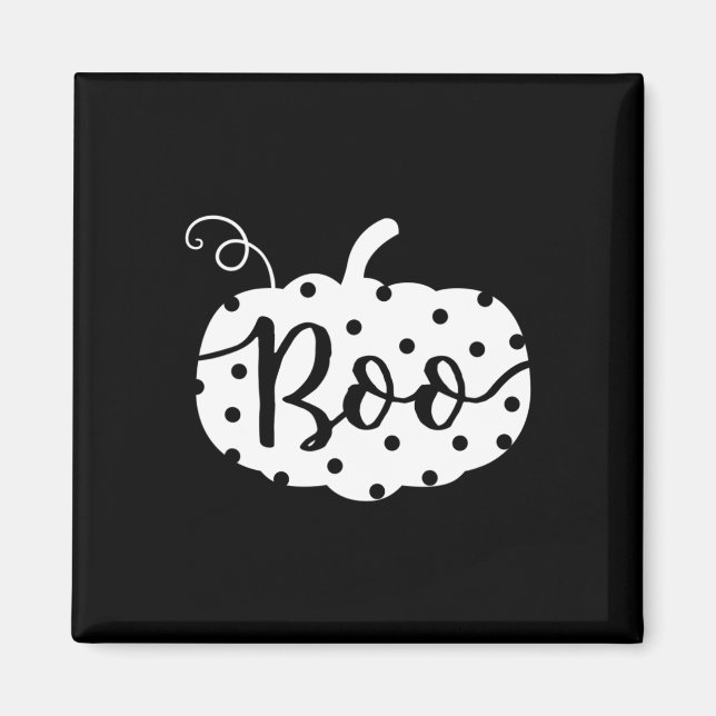 Halloween Niedlicher Bourenkürbis Magnet (Vorne)