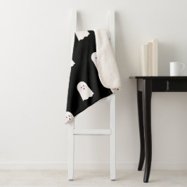 Halloween Niedlicher Geisterjunge Sherpadecke