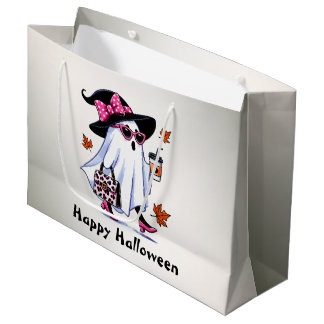 Halloween Niedlicher, stylischer Hexengastcoffee C Große Geschenktüte