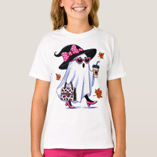 Halloween Niedlicher, stylischer Hexengastcoffee C T-Shirt