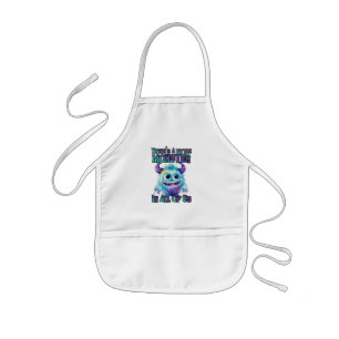 Halloween Niedliches Lila Monster Kinderschürze
