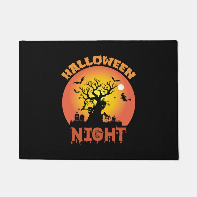 Halloween Night Birthday Fußmatte (Vorderseite)