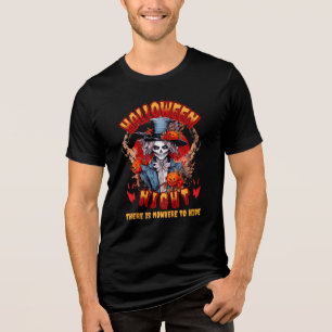 Halloween Night gibt es nirgendwo zu verbergen Tri-Blend Shirt