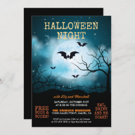 Halloween Night Halloween-Party | Einladung