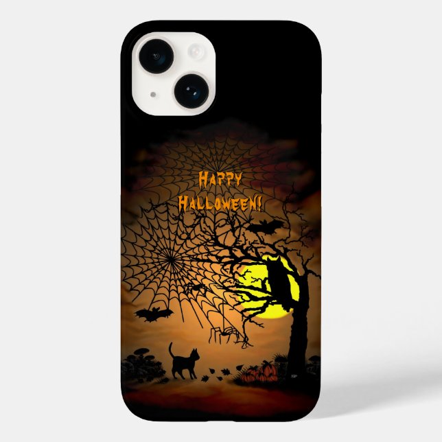 Halloween Night, Happy Halloween! Case-Mate iPhone Hülle (Rückseite)