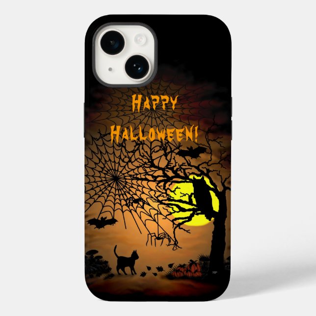 Halloween Night, Happy Halloween! Case-Mate iPhone Hülle (Rückseite)
