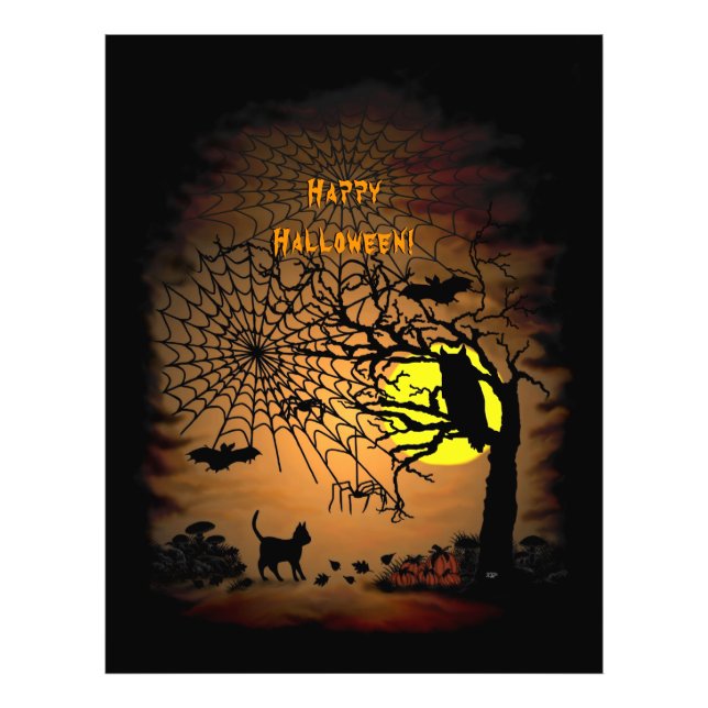 Halloween Night, Happy Halloween ! Fotodruck (Vorne)