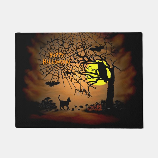 Halloween Night, Happy Halloween ! Fußmatte (Vorderseite)