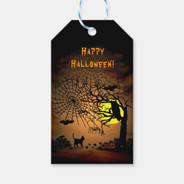 Halloween Night, Happy Halloween! Geschenkanhänger (Vorderseite)