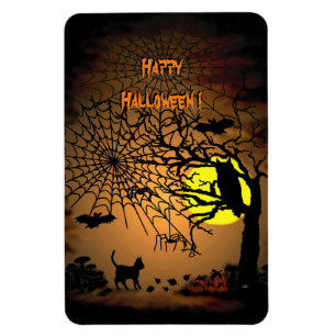 Halloween Night, Happy Halloween ! Magnet