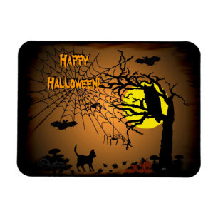 Halloween Night, Happy Halloween! Magnet