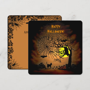 Halloween Night, Happy Halloween! Menükarte