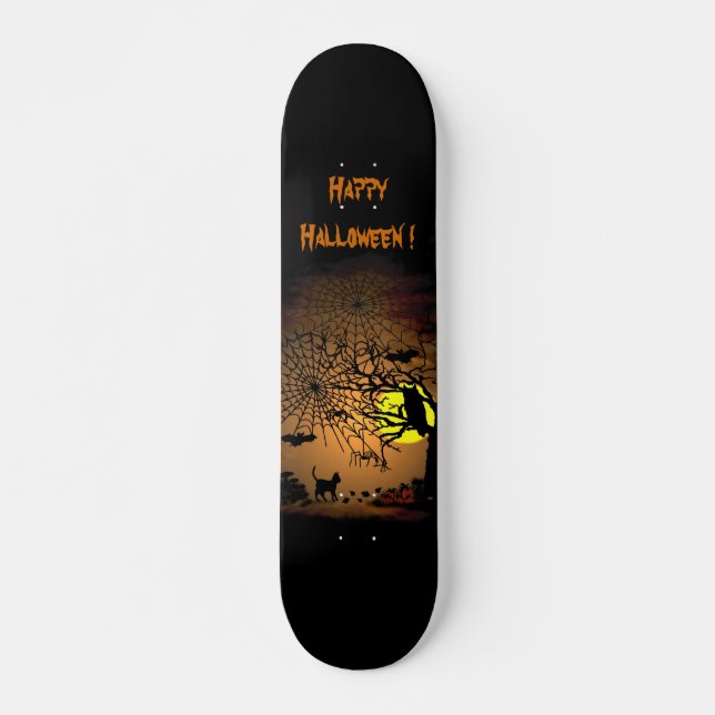 Halloween Night, Happy Halloween ! Skateboard (Vorne)