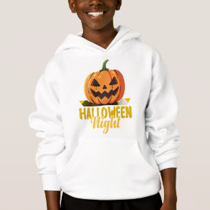 Halloween Night Kürbis-Glow-T-Shirt für Kinder 50/ Hoodie