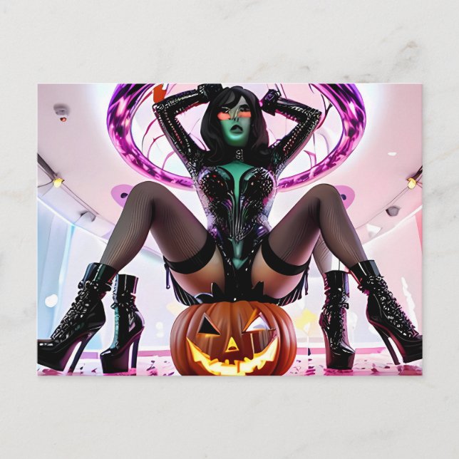 Halloween Night Lifer Postkarte (Vorderseite)