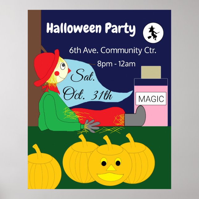 Halloween Night of Magic: Poster (Vorne)