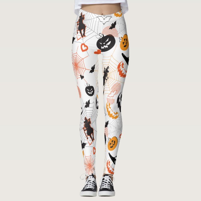 Halloween Night Party Trendy Leggings (Vorderseite)