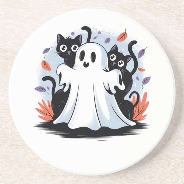 Halloween Night Prowl Getränkeuntersetzer (Vorne)