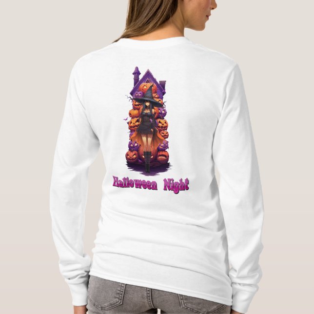 Halloween Night (Pumpkin) T-Shirt (Rückseite)