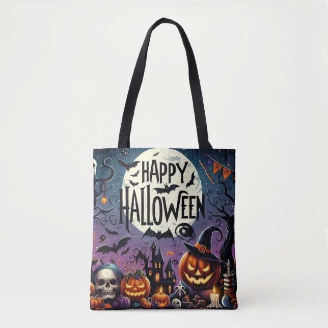Halloween Night Pumpkins, Skulls & Spuk House (Vorderseite)