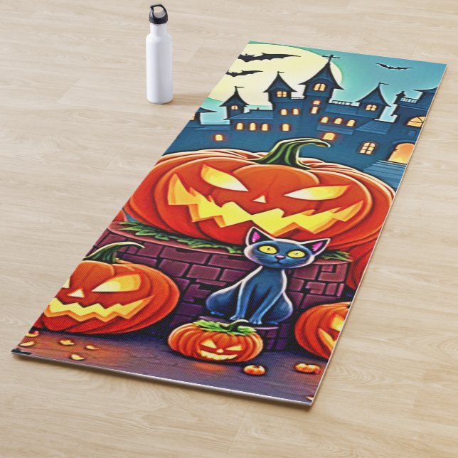 Halloween Night: Spooky Fun Art Yogamatte (Beispiel)