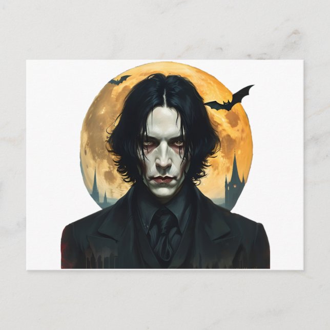 Halloween Night - Vampire Rising Postkarte (Vorderseite)
