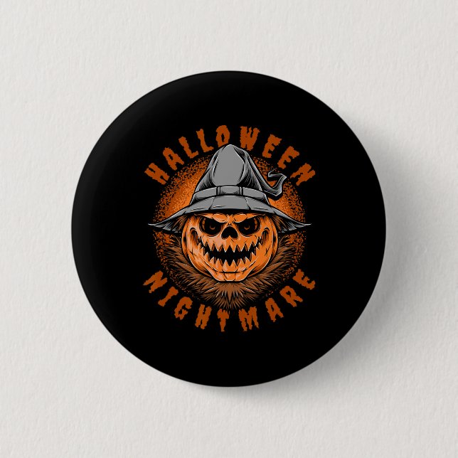 Halloween Nightmare Halloween-Kostüm Button (Vorderseite)