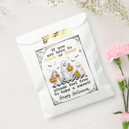 Halloween Nimm eine Leckerei-Spinnennetztasche mit Geschenktütchen