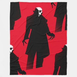 Halloween Nosferatu-Decke Fleecedecke