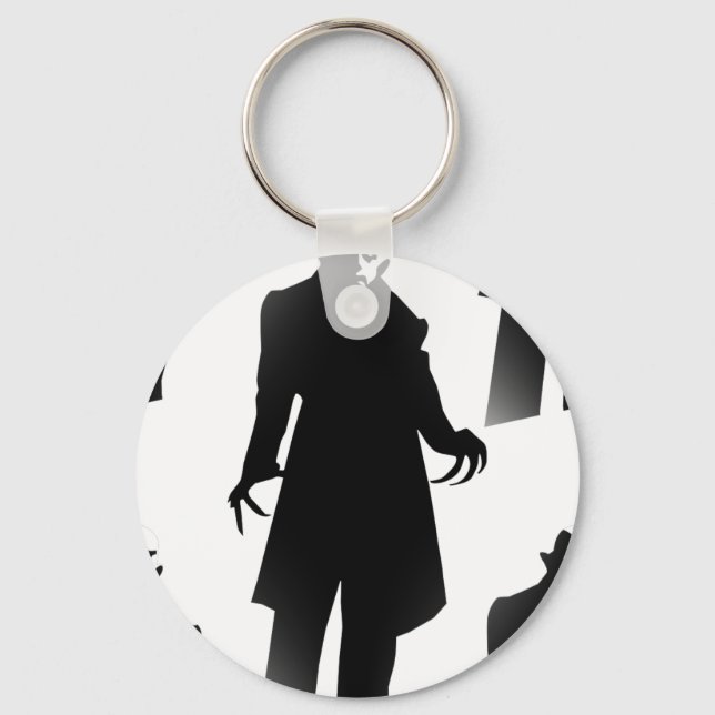 Halloween Nosferatu Schlüsselanhänger (Vorderseite)