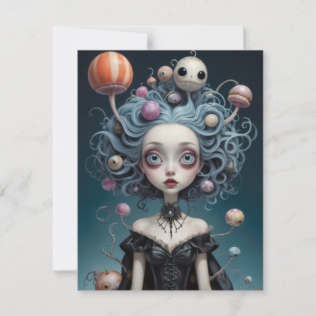 Halloween-Note-Karte Mitteilungskarte (Vorderseite)