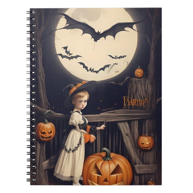 halloween Notebook Notizblock (Vorderseite)
