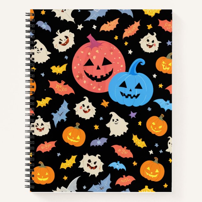 Halloween-Notebook Notizbuch (Vorderseite)