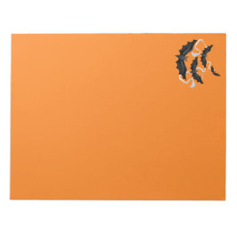 Halloween Notepad Bats Notizblock