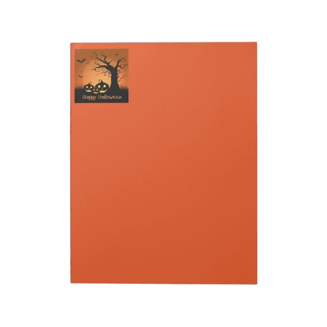 Halloween Notepad Notizblock (Rotiert)