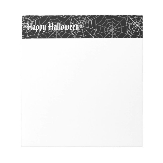 Halloween Notepad Notizblock (Vorderseite)