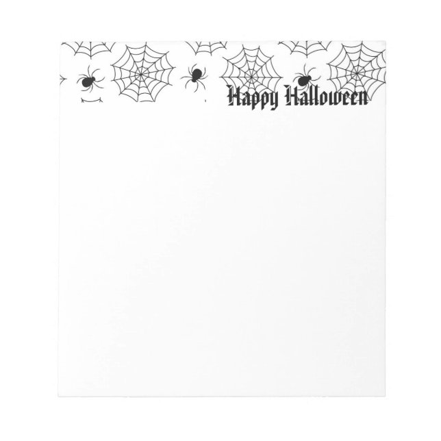 Halloween Notepad Notizblock (Vorderseite)