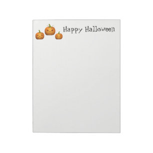 Halloween Notepad Pumpkins Notizblock