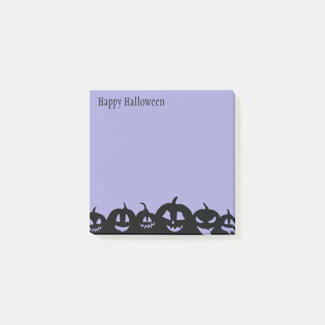Halloween-Notes Post-it Klebezettel (Vorderseite)