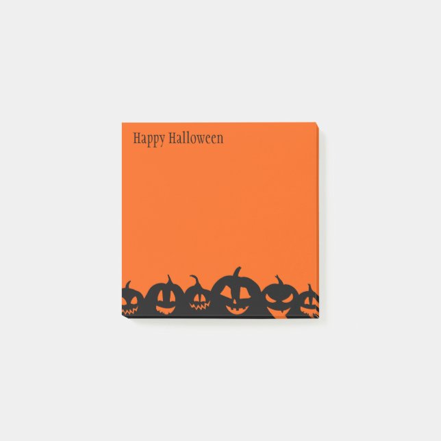 Halloween-Notes Post-it Klebezettel (Vorderseite)