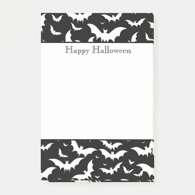 Halloween-Notes Post-it Klebezettel (Vorderseite)