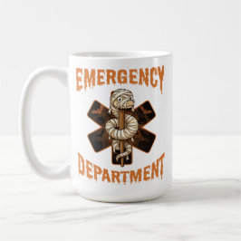 Halloween-Notfallkrankenschwester-Mumien-Schlange- Kaffeetasse