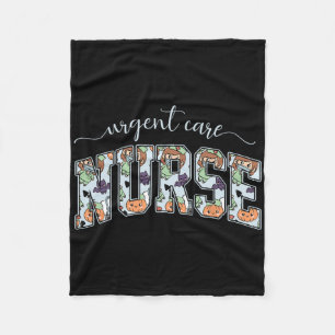 Halloween Notfallpflege Krankenschwester Retro Min Fleecedecke