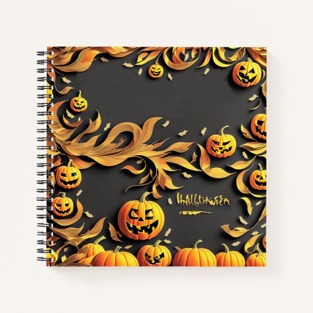 Halloween Notizbuch (Vorderseite)