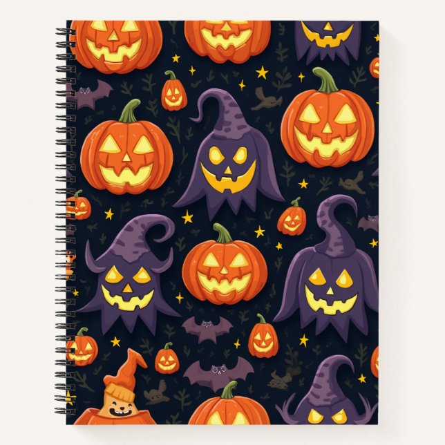 Halloween Notizbuch (Vorderseite)
