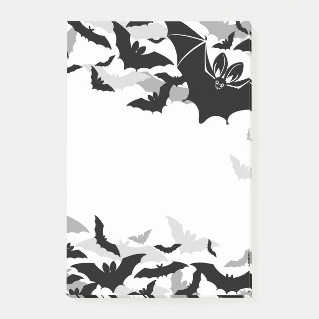 Halloween-Notizen Post-it Klebezettel (Vorderseite)
