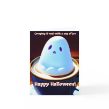 Halloween-Notizkarte